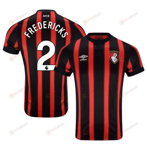 Ryan Fredericks 2 AFC Bournemouth 2023-24 Premier League Home Men Jersey - Red