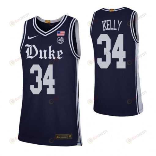 Ryan Kelly 34 Elite Duke Blue Devils Basketball Jersey Navy