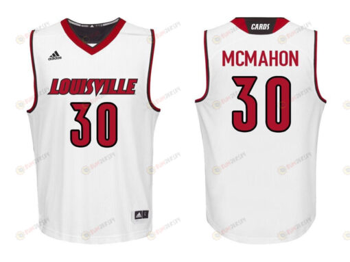 Ryan McMahon 30 Louisville Cardinals College Basketball Men Jersey - White