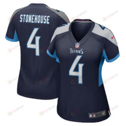 Ryan Stonehouse Tennessee Titans Women's Game Player Jersey - Navy