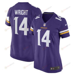 Ryan Wright Minnesota Vikings Women's Game Player Jersey - Purple