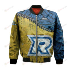 Ryerson Rams Bomber Jacket 3D Printed Grunge Polynesian Tattoo