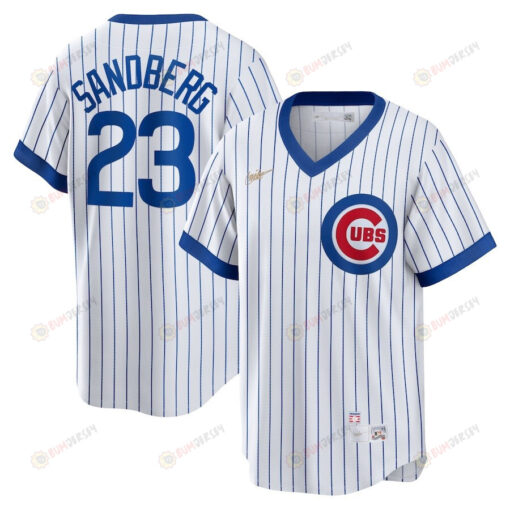 Ryne Sandberg 23 Chicago Cubs Home Cooperstown Collection Player Jersey - White