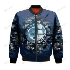 SC Waterloo Region Bomber Jacket 3D Printed Camouflage Vintage