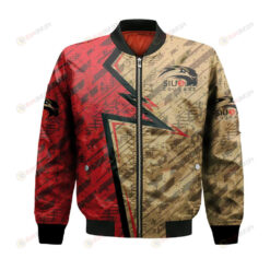 SIU Edwardsville Cougars Bomber Jacket 3D Printed Abstract Pattern Sport