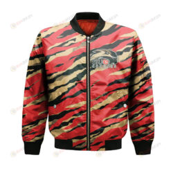 SIU Edwardsville Cougars Bomber Jacket 3D Printed Sport Style Team Logo Pattern