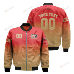 SIU Edwardsville Cougars Fadded Bomber Jacket 3D Printed