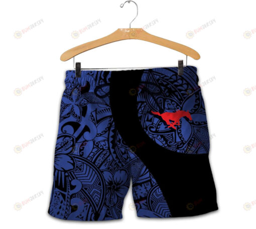 SMU Mustangs Men Shorts Polynesian