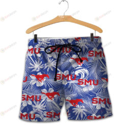 SMU Mustangs Men Shorts Tropical Seamless