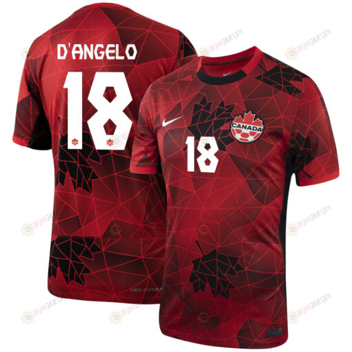 Sabrina D'Angelo 18 Canada Women's National Team 2023-24 World Cup Home Men Jersey