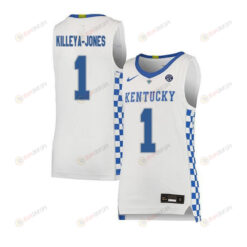 Sacha Killeya-Jones 1 Kentucky Wildcats Basketball Elite Men Jersey - White