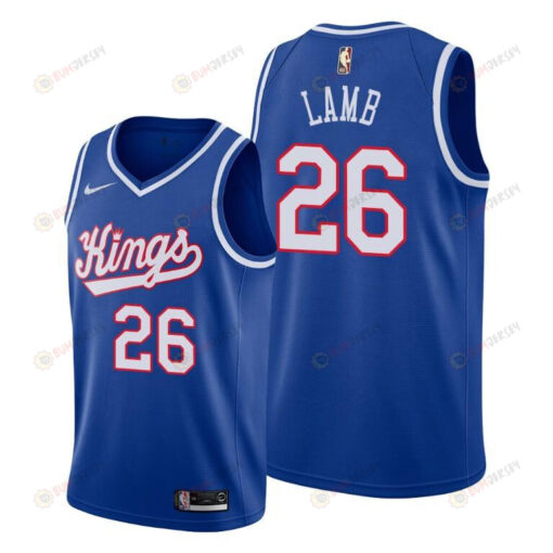 Sacramento Kings 26 Jeremy Lamb 2022 Classic Edition Jersey Blue Jersey