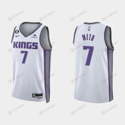 Sacramento Kings Chimezie Metu 7 2022-23 Association Edition White Men Jersey Swingman