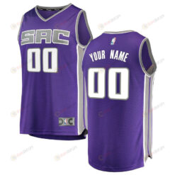 Sacramento Kings Fast Break Custom Jersey Purple - Icon Edition