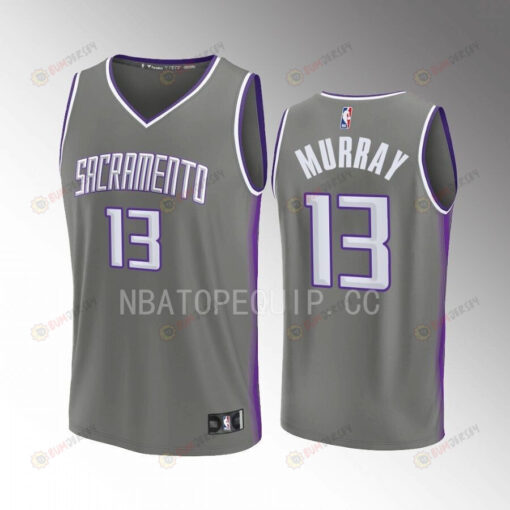 Sacramento Kings Keegan Murray 13 City Edition Jersey 2022-23 Fastbreak Grey