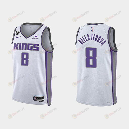 Sacramento Kings Matthew Dellavedova 8 2022-23 Association Edition White Men Jersey Swingman