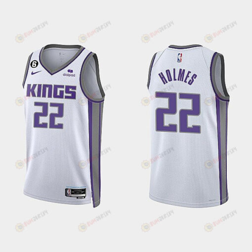 Sacramento Kings Richaun Holmes 22 2022-23 Association Edition White Men Jersey Swingman