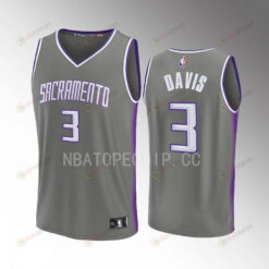 Sacramento Kings Terence Davis 3 City Edition Jersey 2022-23 Fastbreak Grey