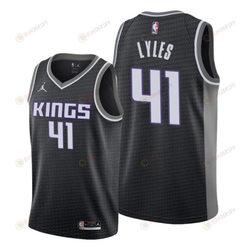 Sacramento Kings Trey Lyles 41 2022 Black Statement Edition Jersey Jersey