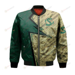 Sacramento State Hornets Bomber Jacket 3D Printed Abstract Pattern Sport