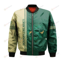 Sacramento State Hornets Bomber Jacket 3D Printed Half Style