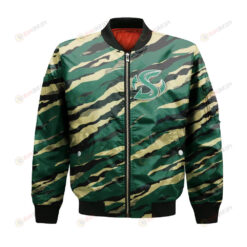 Sacramento State Hornets Bomber Jacket 3D Printed Sport Style Team Logo Pattern