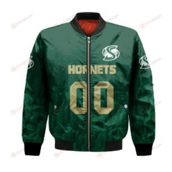 Sacramento State Hornets Bomber Jacket 3D Printed Team Logo Custom Text And Number