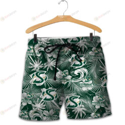 Sacramento State Hornets Men Shorts Tropical Seamless