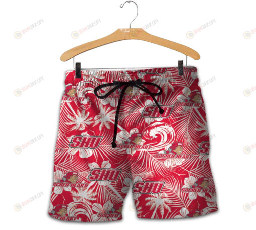 Sacred Heart Pioneers Men Shorts Tropical Seamless