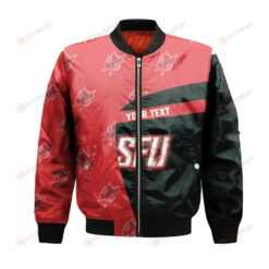 Saint Francis Red Flash Bomber Jacket 3D Printed Special Style