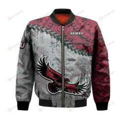 Saint Josephs Hawks Bomber Jacket 3D Printed Grunge Polynesian Tattoo