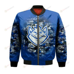 Saint Louis Billikens Bomber Jacket 3D Printed Camouflage Vintage