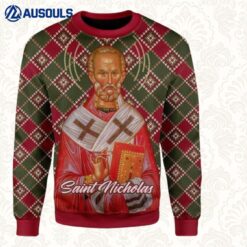 Saint Nicholas Ugly Sweaters For Men Women Unisex