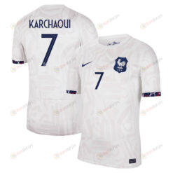 Sakina Karchaoui 7 France Women's National Team 2023-24 Away Men Jersey