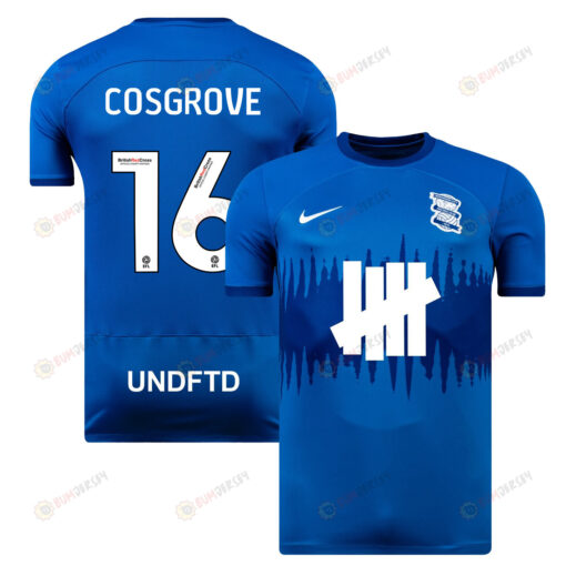 Sam Cosgrove 16 Birmingham City 2023/24 Home Men Jersey - Blue