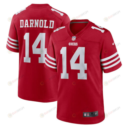 Sam Darnold 14 San Francisco 49ers Game Player Men Jersey - Scarlet