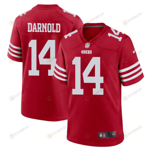 Sam Darnold 14 San Francisco 49ers Men's Jersey - Scarlet