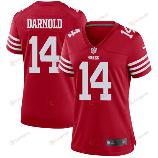 Sam Darnold 14 San Francisco 49ers WoMen's Jersey - Scarlet