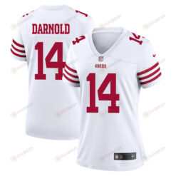 Sam Darnold 14 San Francisco 49ers WoMen's Jersey - White