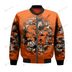 Sam Houston State Bearkats Bomber Jacket 3D Printed Camouflage Vintage