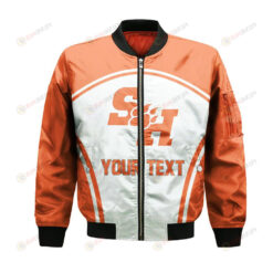 Sam Houston State Bearkats Bomber Jacket 3D Printed Custom Text And Number Curve Style Sport