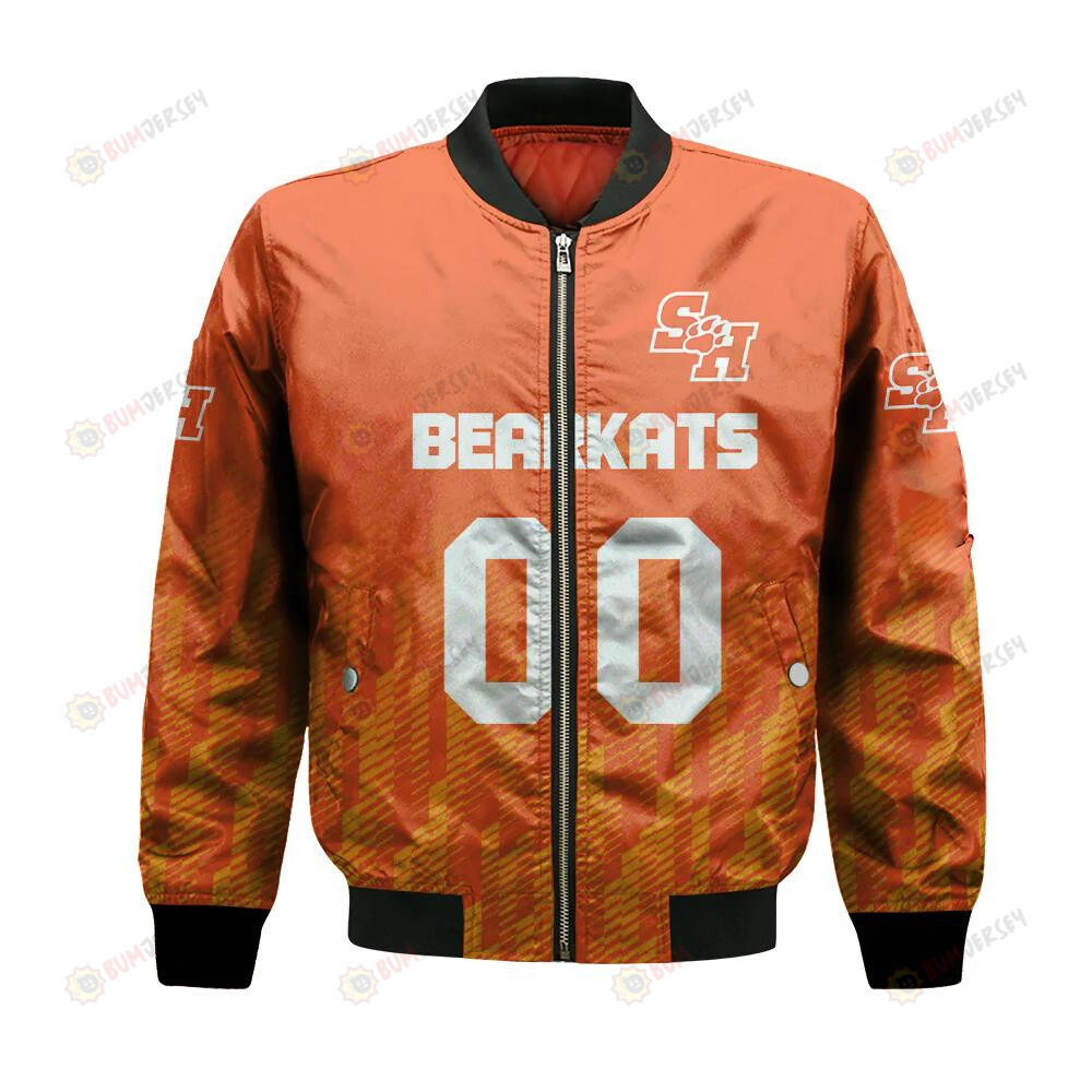 Sam Houston State Bearkats Bomber Jacket 3D Printed Team Logo Custom Text And Number