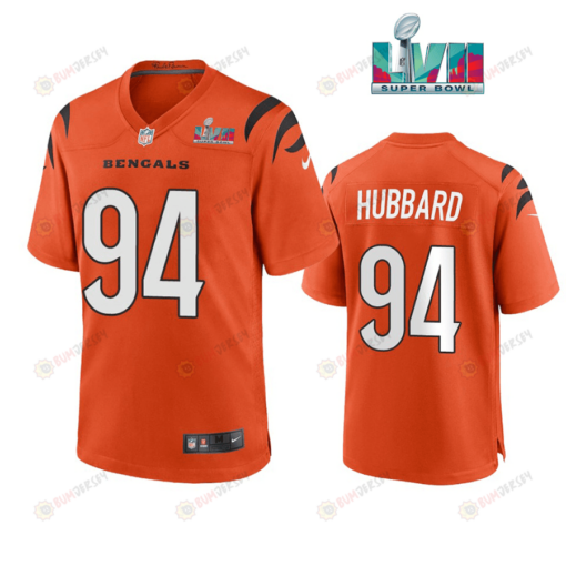 Sam Hubbard 94 Cincinnati Bengals Super Bowl LVII Men's Jersey- Orange