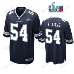Sam Williams 54 Dallas Cowboys Super Bowl LVII Super Bowl LVII Navy Men's Jersey