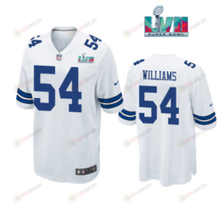 Sam Williams 54 Dallas Cowboys Super Bowl LVII Super Bowl LVII White Men's Jersey