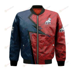 Samford Bulldogs Bomber Jacket 3D Printed Abstract Pattern Sport