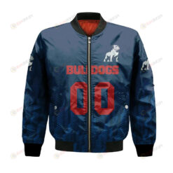 Samford Bulldogs Bomber Jacket 3D Printed Team Logo Custom Text And Number