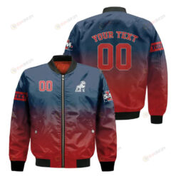 Samford Bulldogs Fadded Bomber Jacket 3D Printed