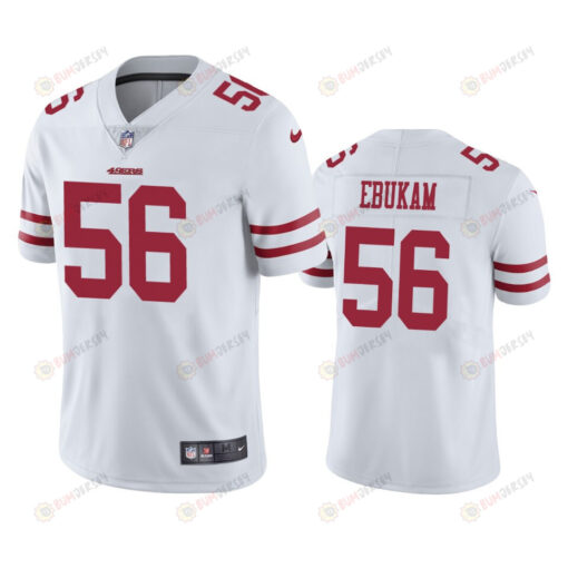 Samson Ebukam 56 San Francisco 49ers White Vapor Limited Jersey