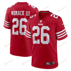 Samuel Womack III San Francisco 49ers Game Player Jersey - Scarlet